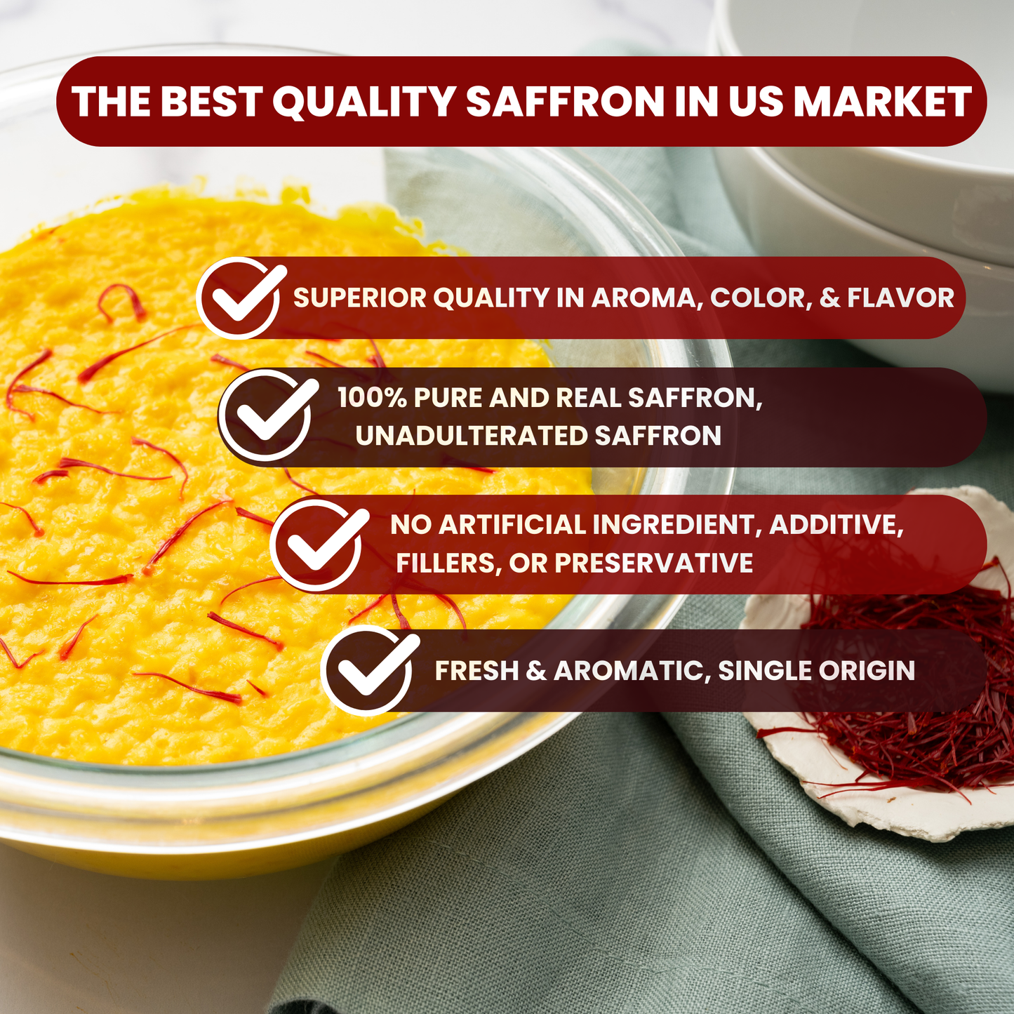 Superior Negin Quality Saffron from Afghanistan