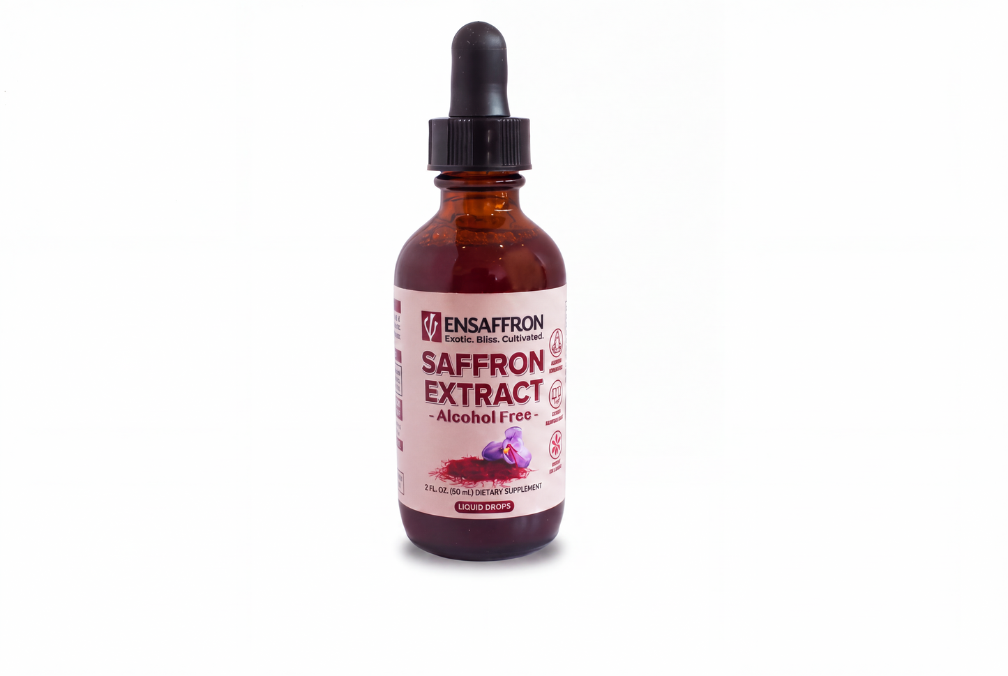 Alcohol-Free Premium Saffron Extract (Made With Pure Saffron Threads)