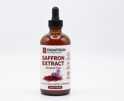 Alcohol-Free Premium Saffron Extract (Made With Pure Saffron Threads)