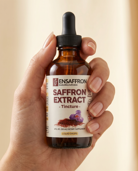 Premium Saffron Extract Tincture (Made With Pure Heray Saffron Threads)