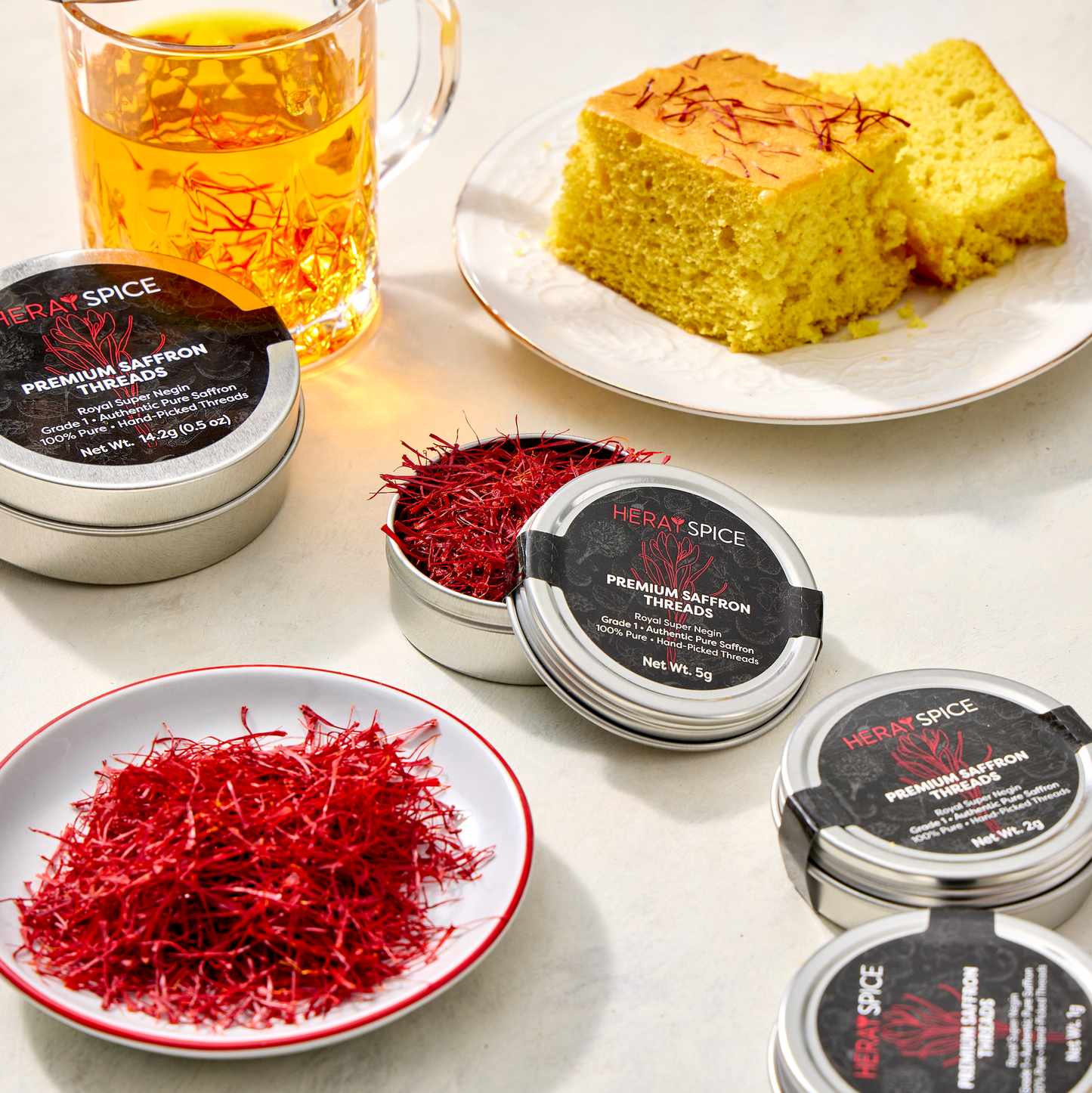 100 Grams (3.5 Oz) Heray Afghan Saffron Extra Class Premium Super Negin Quality