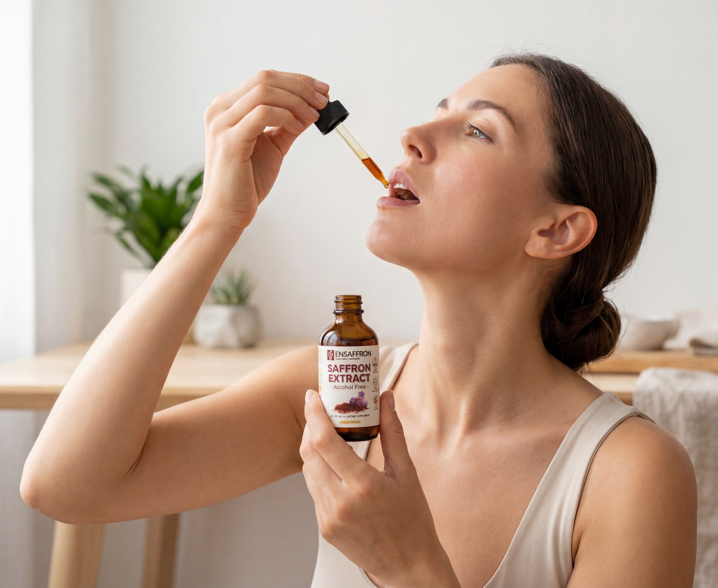 Alcohol-Free Premium Saffron Extract (Made With Pure Saffron Threads)